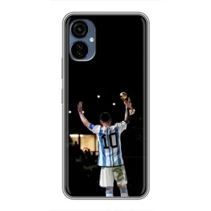 Чехлы Лео Месси Аргентина для TECNO Camon 19 Neo (Лео Чемпион)