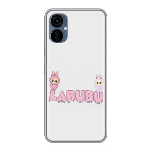 Чехол с принтом Лабубу для TECNO Camon 19 Neo (Логотип Лабубу)