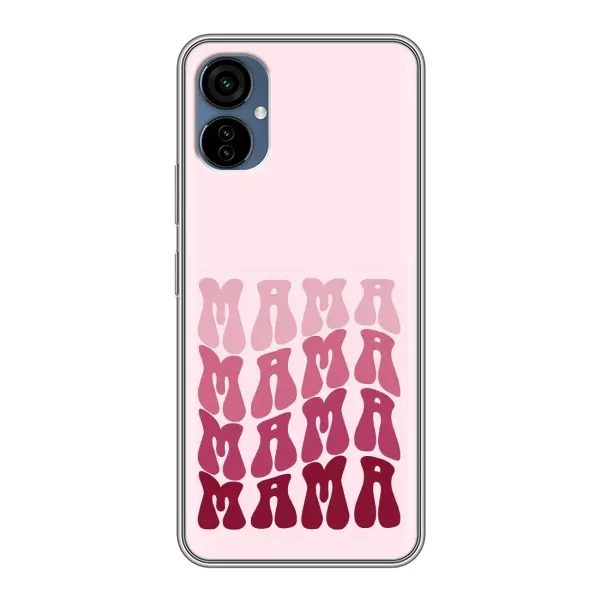 Чехол с рисунком «Надпись мама» для TECNO Camon 19 Neo Чехол с рисунком «Надпись мама» для TECNO Camon 19 Neo
