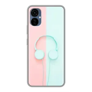 Девчачий Чехол для TECNO Camon 19 Neo (Наушники)