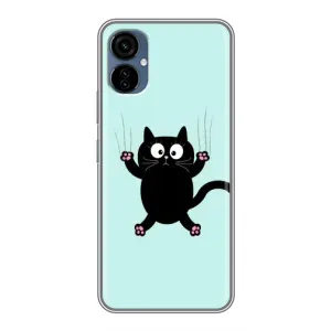 Силиконовый чехол с котиком для TECNO Camon 19 Neo