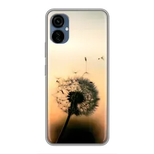 Силіконовий Чохол з кульбабками на TECNO Camon 19 Neo (Роздмухана кульбабка)