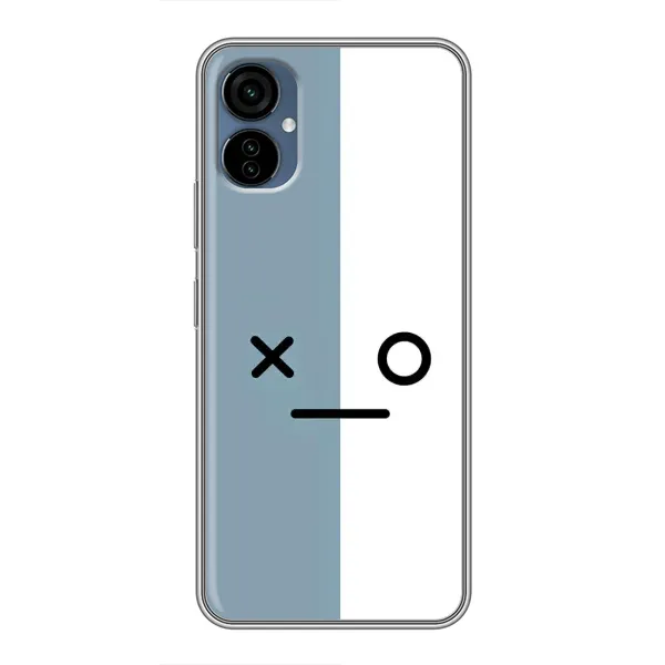 Чехол с рисунком «Серо-белый» для TECNO Camon 19 Neo Чехол с рисунком «Серо-белый» для TECNO Camon 19 Neo