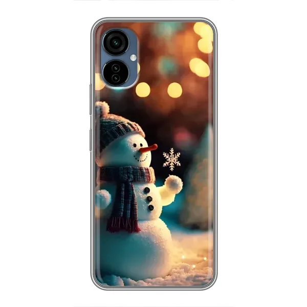 Чехол с рисунком «Снеговик праздничный» для TECNO Camon 19 Neo Чехол с рисунком «Снеговик праздничный» для TECNO Camon 19 Neo