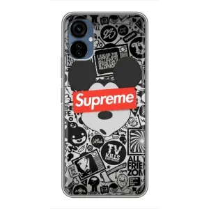 Чехол с Брендами одежды на Техно Камон 19 нео (Supreme Маус)