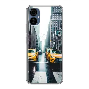 Силиконовый бампер (Работники) на TECNO Camon 19 Neo (Такси)