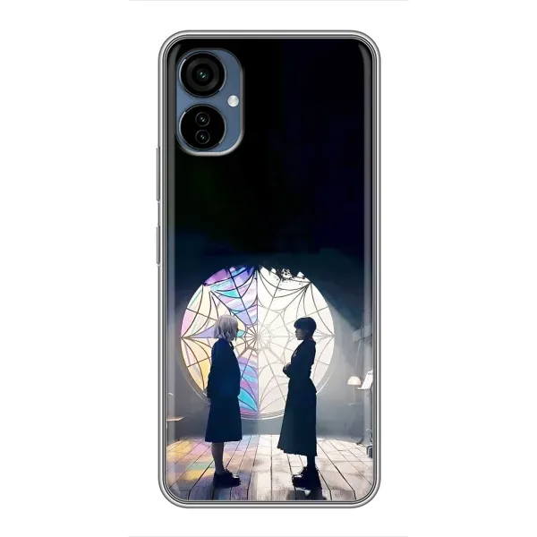 Чехол с рисунком «Уэнсдей и Энди» для TECNO Camon 19 Neo Чехол с рисунком «Уэнсдей и Энди» для TECNO Camon 19 Neo