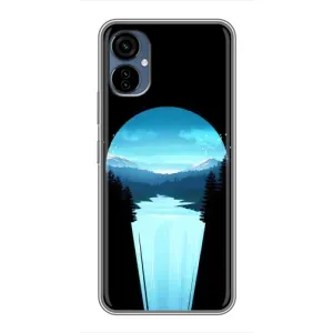 Летний Чехол на TECNO Camon 19 Neo (Синий Водопад)