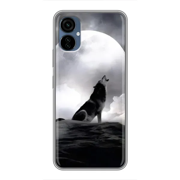 Чехол с рисунком «Волк и луна» для TECNO Camon 19 Neo Чехол с рисунком «Волк и луна» для TECNO Camon 19 Neo