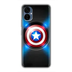Чехол с Щитом Капитана Америки на TECNO Camon 19 Neo (Яркий Щит Капитана)