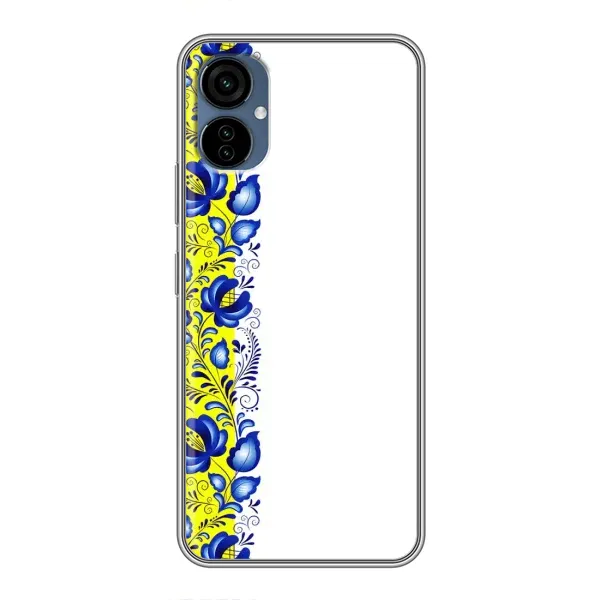 Чехол с рисунком «Желто-синяя вышиванка» для TECNO Camon 19 Neo Чехол с рисунком «Желто-синяя вышиванка» для TECNO Camon 19 Neo