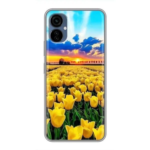 Чехол с рисунком «Желтые тюльпаны» для TECNO Camon 19 Neo Чехол с рисунком «Желтые тюльпаны» для TECNO Camon 19 Neo
