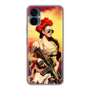 ЗСУ Чехлы (TPU) для TECNO Camon 19 Neo (Женщина солдат)