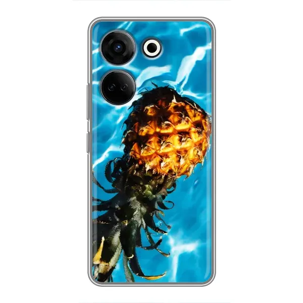 Чехол с рисунком «Ананас» для TECNO Camon 20 Pro Чехол с рисунком «Ананас» для TECNO Camon 20 Pro
