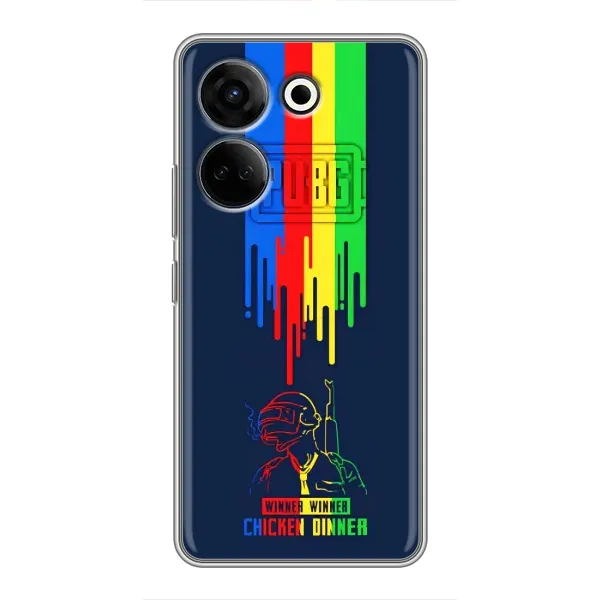 Чехол с рисунком «Арт Пабг» для TECNO Camon 20 Pro Чехол с рисунком «Арт Пабг» для TECNO Camon 20 Pro