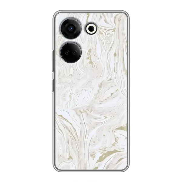 Чехол с рисунком «белый мрамор» для TECNO Camon 20 Pro Чехол с рисунком «белый мрамор» для TECNO Camon 20 Pro