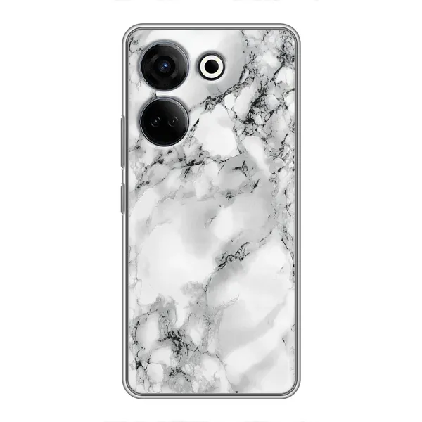 Чехол с рисунком «Белый мрамор» для TECNO Camon 20 Pro Чехол с рисунком «Белый мрамор» для TECNO Camon 20 Pro