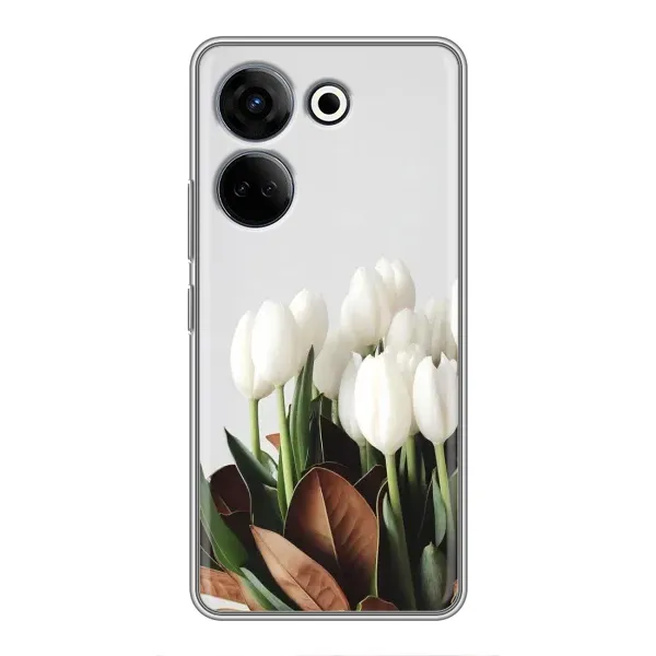 Чехол с рисунком «Букет тюльпанов» для TECNO Camon 20 Pro