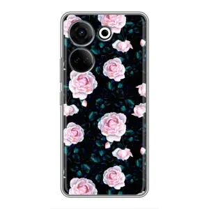 Чехлы с принтом Розочки для Tecno Camon 20 Pro (Чайные розы)