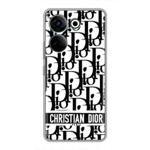 Чехол (Dior, Prada, YSL, Chanel) для Tecno Camon 20 Pro (Christian Dior)