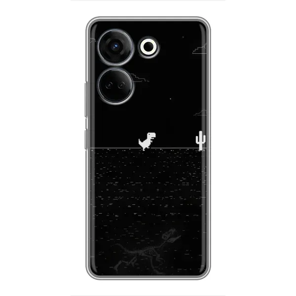 Чехол с рисунком «Динозаврик» для TECNO Camon 20 Pro Чехол с рисунком «Динозаврик» для TECNO Camon 20 Pro