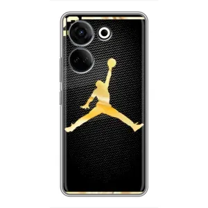 Силиконовый Чехол Nike Air Jordan на Техно Камон 20 про (Джордан 23)