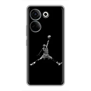 Силіконовый Чохол Nike Air Jordan на Техно Камон 20 про (Джордан)
