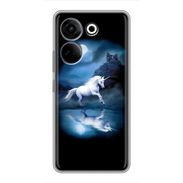 Чехол с рисунком «Единорог» для TECNO Camon 20 Pro Чехол с рисунком «Единорог» для TECNO Camon 20 Pro