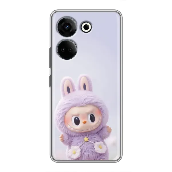 Чехол с рисунком «Фиолетовый Лабубу» для TECNO Camon 20 Pro Чехол с рисунком «Фиолетовый Лабубу» для TECNO Camon 20 Pro