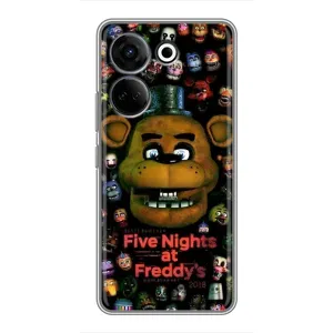 Чехлы Пять ночей с Фредди для Техно Камон 20 про (Freddy)