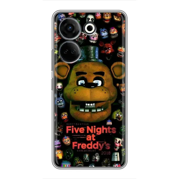 Чехол с рисунком «Freddy» для TECNO Camon 20 Pro Чехол с рисунком «Freddy» для TECNO Camon 20 Pro