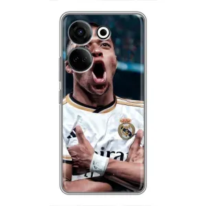 Чохол (TPU) з Футболістом на Tecno Camon 20 Pro (Гол Мбаппе)