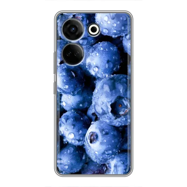 Чехол с рисунком «Голубика» для TECNO Camon 20 Pro Чехол с рисунком «Голубика» для TECNO Camon 20 Pro