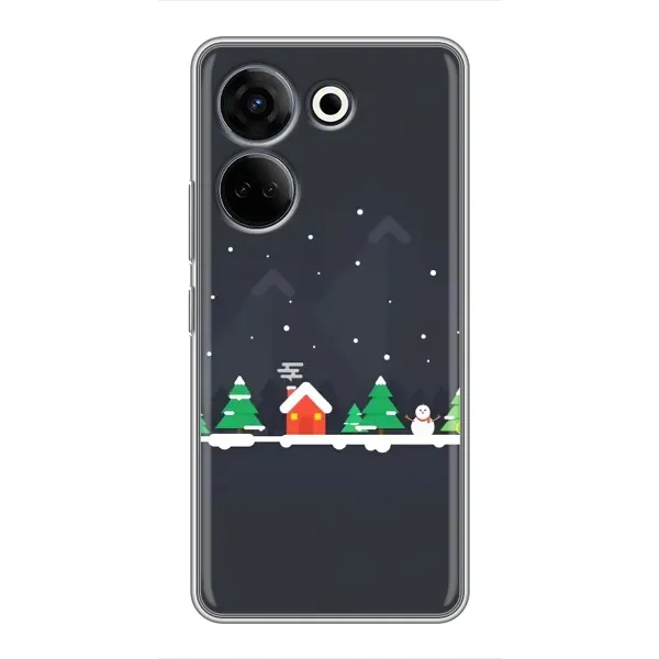 Чохол з малюнком «Місто зимове» для TECNO Camon 20 Pro Чохол з малюнком «Місто зимове» для TECNO Camon 20 Pro