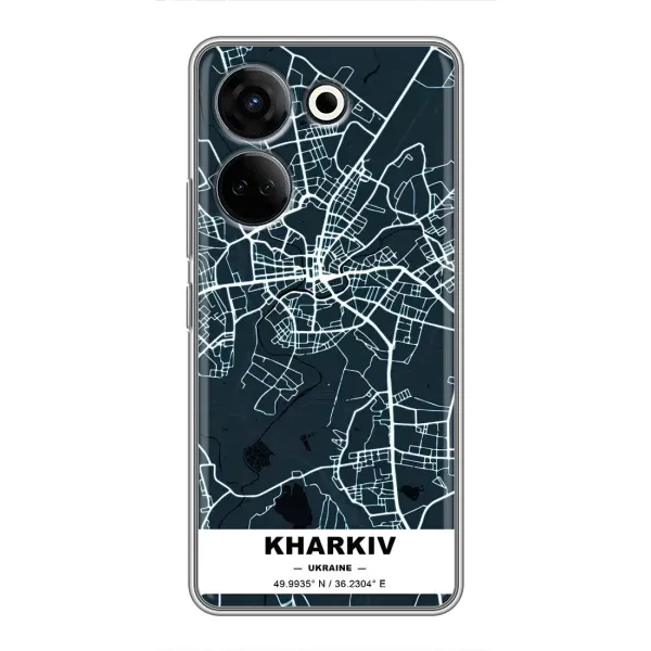Чехол с рисунком «Харьков» для TECNO Camon 20 Pro Чехол с рисунком «Харьков» для TECNO Camon 20 Pro