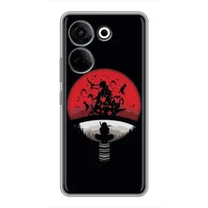 Чохли з принтом Ітачі Учіха на Tecno Camon 20 Pro (Ітачі на чорному)