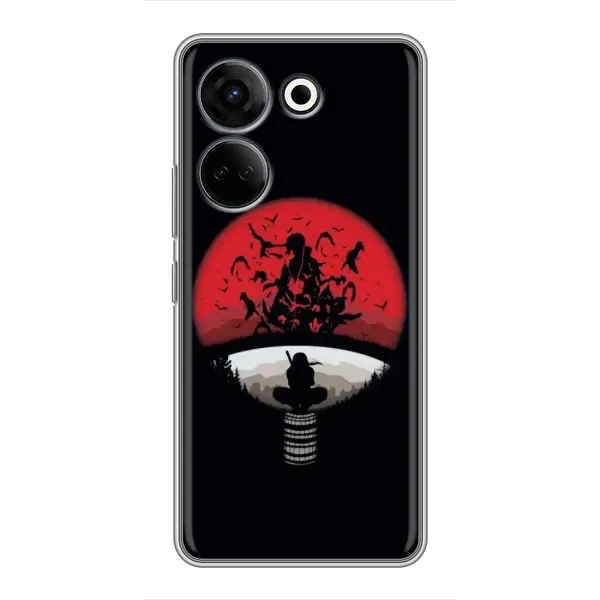 Чехол с рисунком «Итачи на черном» для TECNO Camon 20 Pro Чехол с рисунком «Итачи на черном» для TECNO Camon 20 Pro