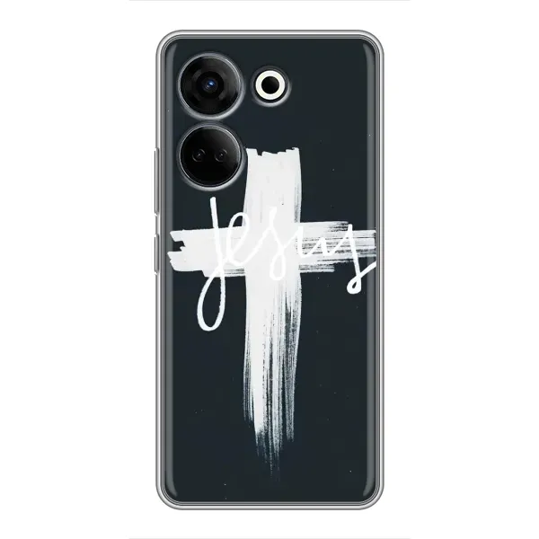 Чехол с рисунком «Jesus» для TECNO Camon 20 Pro Чехол с рисунком «Jesus» для TECNO Camon 20 Pro