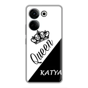 Именные  Женские Чехлы для Tecno Camon 20 Pro (KATYA)