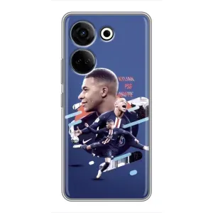 Чохол (TPU) з Футболістом на Tecno Camon 20 Pro (Киліан)