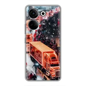 Чехлы на Новый Год Tecno Camon 20 Pro (Кока Кола)