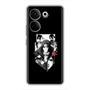 Чохли з принтом Ітачі Учіха на Tecno Camon 20 Pro (Коллаж Ітачі)