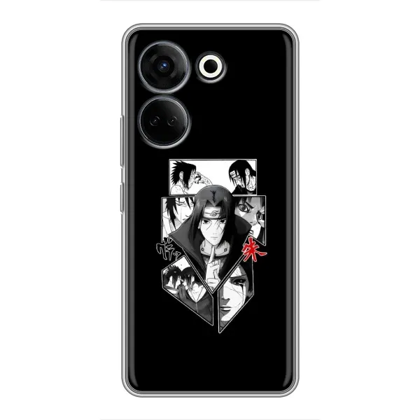 Чехол с рисунком «Коллаж Итачи» для TECNO Camon 20 Pro Чехол с рисунком «Коллаж Итачи» для TECNO Camon 20 Pro