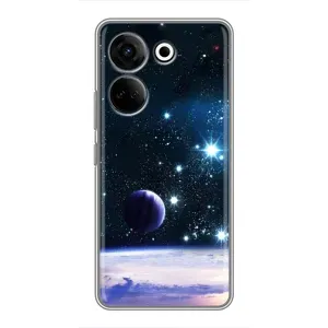 Чехол (ТПУ) с планетами на Tecno Camon 20 Pro (Космический вид)