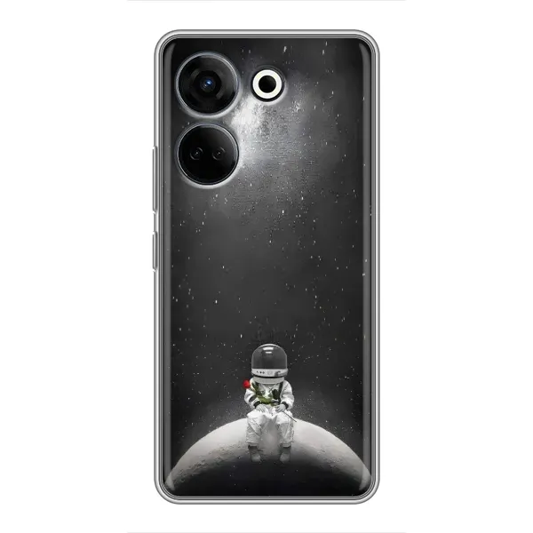 Чехол с рисунком «Космонавт романтик» для TECNO Camon 20 Pro Чехол с рисунком «Космонавт романтик» для TECNO Camon 20 Pro