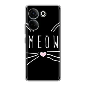 Бампер с изображением Котиков для Техно Камон 20 про (КОТИК MEOW)