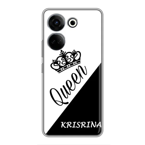 Чехол с рисунком «KRISTINA» для TECNO Camon 20 Pro