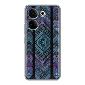 Силиконовый Чехол на Tecno Camon 20 Pro (Крутой орнамент)