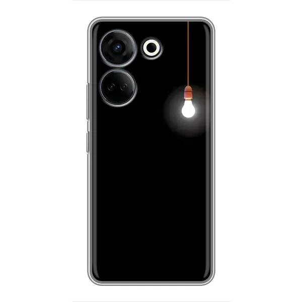 Чехол с рисунком «Лампочка» для TECNO Camon 20 Pro Чехол с рисунком «Лампочка» для TECNO Camon 20 Pro