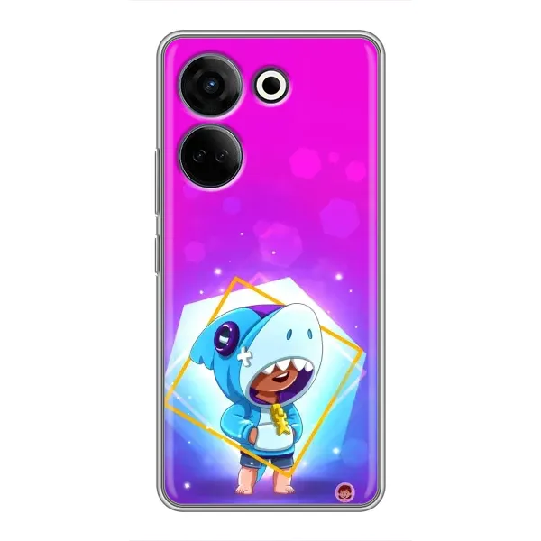 Чехол с рисунком «Леон в костюме Акулы» для TECNO Camon 20 Pro